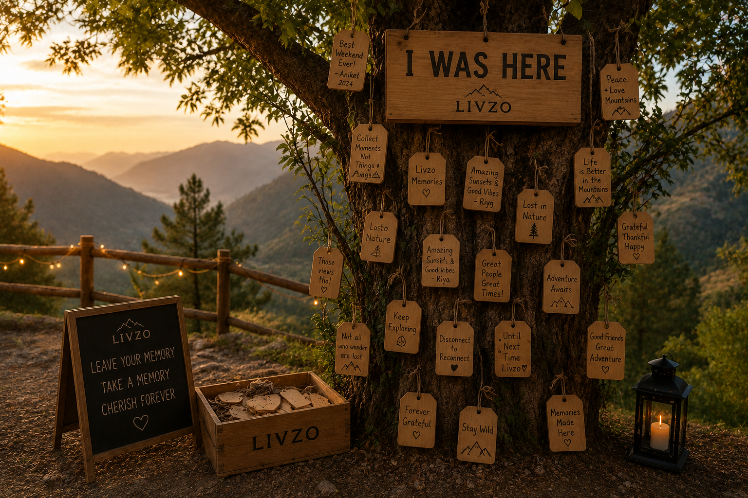 'I Was Here' LIVZO Memory Tree